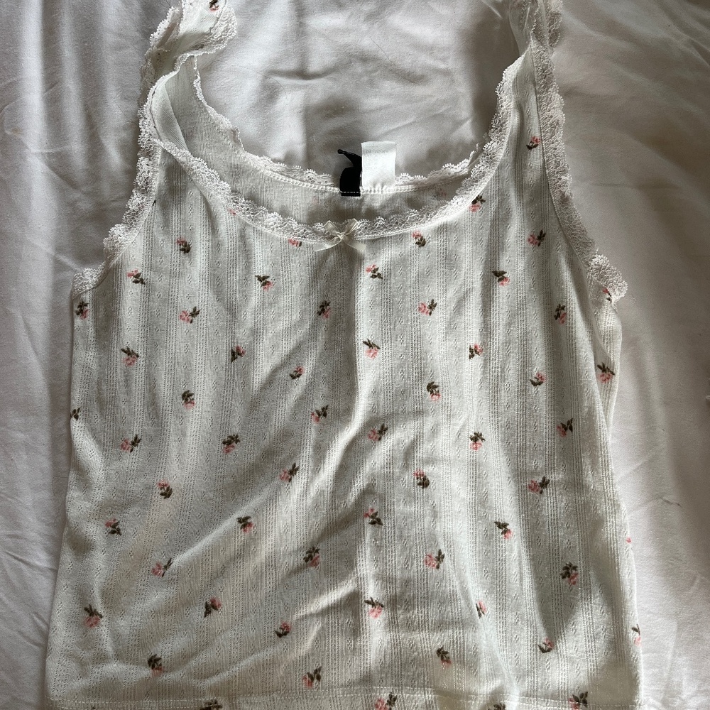 H&M floral tank top